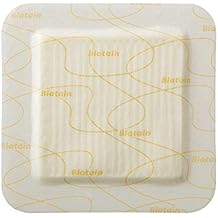 Biatain Silicone Foam Wound Dressing, Sterile, Superior Absorption, 6 x 6 Inch 33437 (Box of 5)
