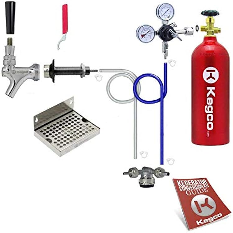Kegco Low Profile Deluxe Door Mount Kegerator Conversion Kit