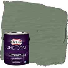 Glidden One Coat 1 gal. Lottery Winnings/Green Flat Exterior Paint with Primer