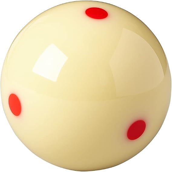 POWERGLIDE Training Cue Ball 2 1/4in with 6 Reference Dots