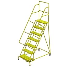 Tri-Arc 7-Step Steel Rolling Ladder