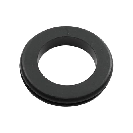 Black SBR Rubber Grommet - Fits 2" Hole, 1 1/2" ID, 1 Pack