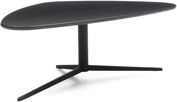 nurus AQUA White Side Table (H:35 W:40) (Black)