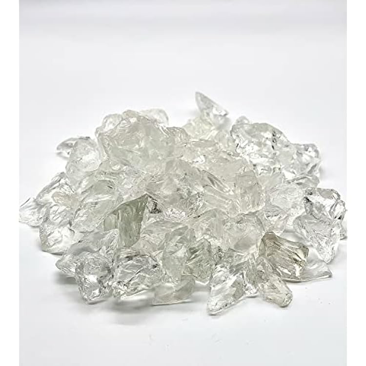 Crystal Clear Fire Glass Chips 10lbs