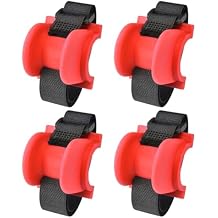 MiOYOOW 4PCS Fishing Rod Holders for Railings, Portable Fishing Pole Holders for Bridge Railings Ship Railings Seaside Guardrails