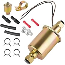 12V Universal Electric Fuel Pump 5-9 PSI 30GPH Gasoline and Diesel Fuel Transfer Pump for Carburetor Engine E8012S E8016S EP12S FD0002 P60430, 6414671