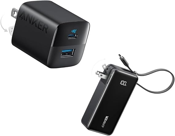 Anker USB C Charger 33W - 323 Charger with 3-in-1 PowerBank