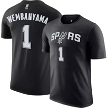 Victor Wembanyama San Antonio Spurs NBA Kids Youth 4-20 Black Statement Edition Jersey T-Shirt