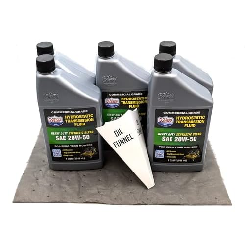 Lucas 5-Quarts SAE 20W-50 Synthetic Blend Hydrostatic Transmission Fluid