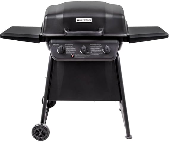 American Gourmet Classic Series 3-Burner Gas Grill Black 465735621