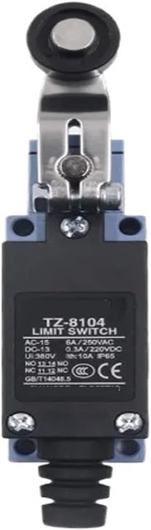 limit switch TZ-8108 Waterproof Double Circuit Small Vertical Travel Switch Rotary Adjustable Roller Mini Limit Switch 8104/05/09/11/22/68 limit switch (Color : TZ-8111)