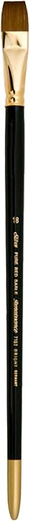 Silver Brush Limited Renaissance Bright Watercolor and Oil Brush, Size 18
