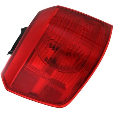 Tail Light for GMC for Terrain 2010-2017 Outer Taillight Taillamp Rear Brake Lamp Left Side Plastic Red Lens Smooth 23389933 GM2804105