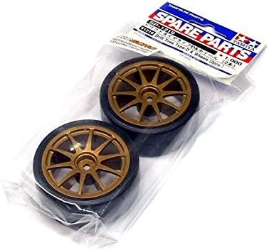 Tamiya RC Model Drift Tires Type-D &amp; Wheels (2pcs.) 51219