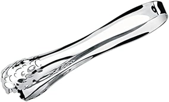Deluxe Chrome Plated All-Purpose Tongs, Stainless Steel, 24cm