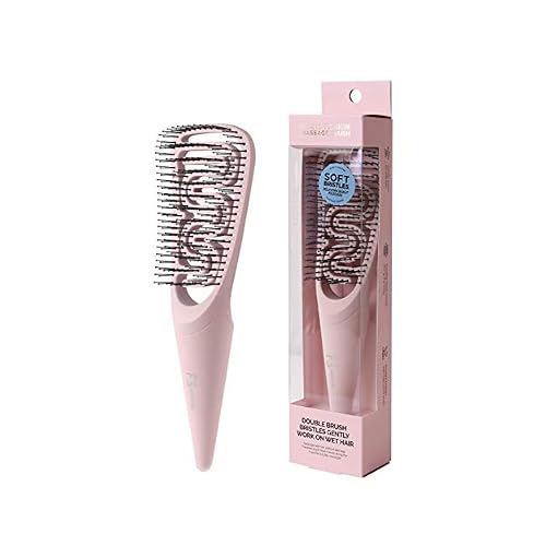 Tension Massage & Detangling Brush - Soft Flexible Bristles, Scalp Massager, Knot & Tangle Remover for Wet & Dry Hair, Adults & Kids