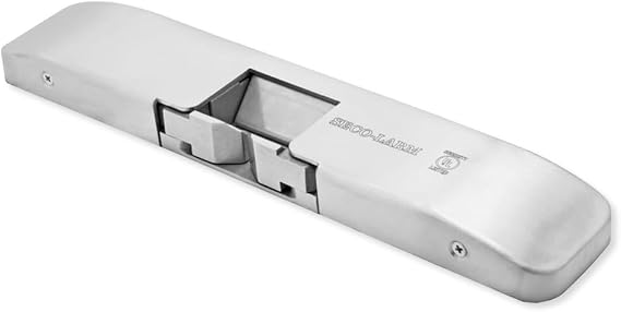 Seco-Larm SD-998C-D3Q Surface-Mount 3/4" Tamper-Resistant Electric Rim Strike, Concealed Mounting Screws, 1500-lb Jaw Strength, 3/4" (19mm) Thick Metal Housing, 70ft-lb Dynamic Strength, 12/24VDC