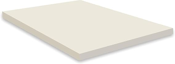 High Density Medium Firm Foam Mattress Topper, CertiPUR-US Certified for Superior Comfort and Support, Green, Twin 1 Inch