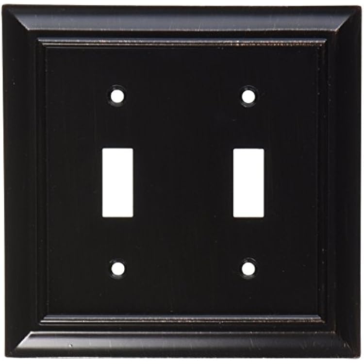 BRAINERD 64239 Architectural Double Toggle Switch Wall Plate  Switch Plate  Cover vbr