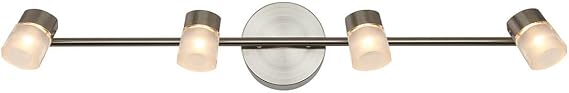 Artika TRK4VA-RN Vars 4-Integrated LED Track Light, Silver