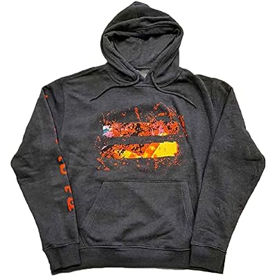 Ed Sheeran Hoodie Equals Logo Official Unisex Grey Pullover Size S