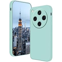 Compatible with Oppo Find X8 Pro Case Silicone Liquid Dark Green, Soft Smooth Touch for Oppo Find X8 Pro Phone Case Silicone Shockproof Thin Cover (Blue)