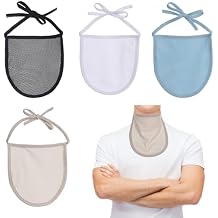JFMkaer 4pcs Tracheostomy Dust Cover | Neck Stoma Guard Protector, Adjustable Breathable for Tracheostomy Care