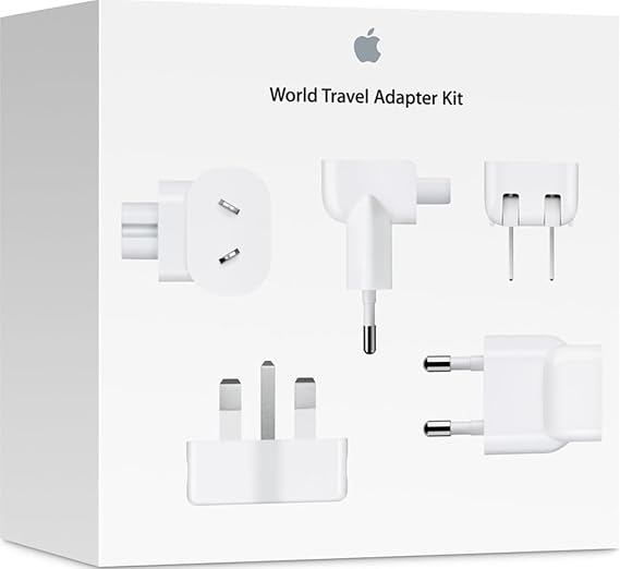 Apple World Travel Adapter Kit, Compatible wih MacBook, Air & Pro Models