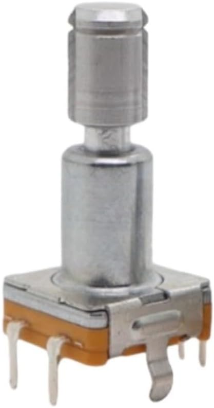 Zoegneer Navigation Volume Adjustment Switch Encoder Potentiometer Knob Metal Silver Compact Design Easy Installation Smooth Operation for 187B and 280D Car Stereo Navigation Syst