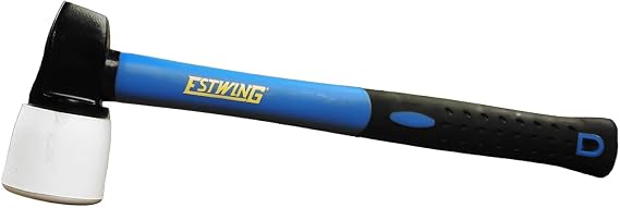 Estwing RPESTM Replacement No Mar Fiberglass Flooring Mallet with Rubber Head and Padded Grip for Estwing Flooring Nailers