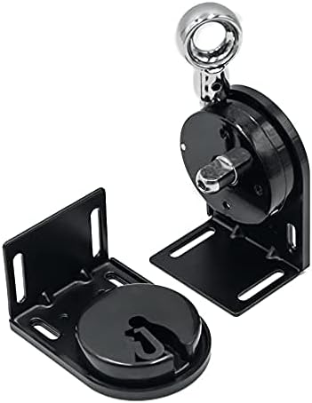 Universal Replacement, mounting Bracket for Indoor/Outdoor Sun Blinds, Roller Shade Connector (Black Cordless Stand) Lihopefe