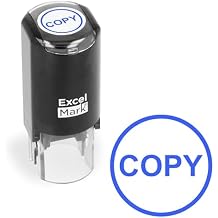 ExcelMark Copy - Self-Inking Rubber Stamp - A17 Blue Ink