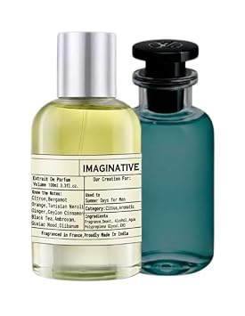 IMAGINATIVE Eau de Parfum for Men, 100ml Long Lasting Fragrance with 30% Oil Concentration, Fresh Citrus Tea Notes, Premium Designer Inspired Cologne, Day & Night Wear
