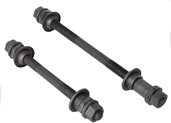 Bike Axles 140mm190mm Bicycle Hub Axle Front and Rear Axles Kit 2 pcs for Road Bike, Mountain Bike, BMX, MTB