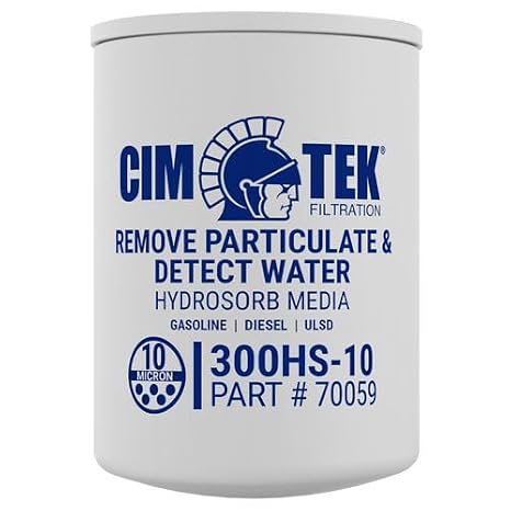 Replacement Spin-on Fuel Filter Compatible with 300HS10 / CIM-TEK (2-Pack)