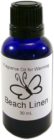 Beach Linen Concentrated Premium Fragrance Oil, Cobalt Blue Glass Bottle, Euro Style Dropper Cap