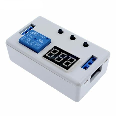 LED Digital Display Time Delay Relay Module DC 12 V / 24 V Timing Control Program DIY