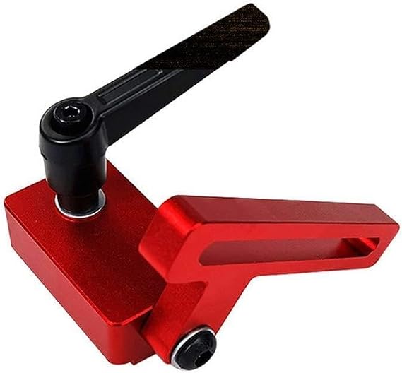 Laecabv 30 Type T-Tracks T-Slot Miter Track Stop Chute Stopper for DIY T-Slot T-Tracks Router Table Woodworking Tool