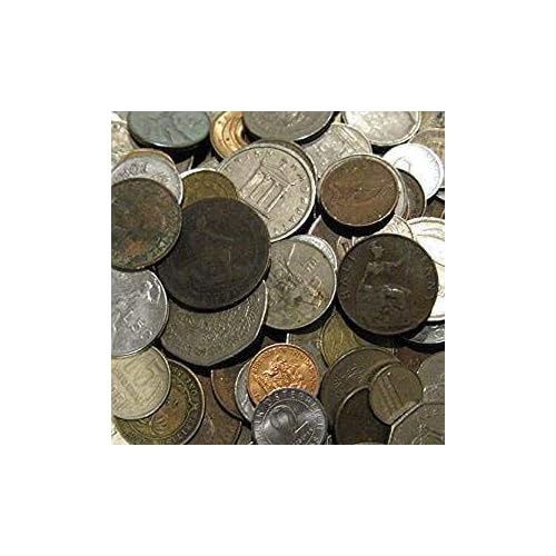 Giant World Coins Collection. Five Pounds of Unsearched Coins from Around The World About 500 Coins with New and Old Coins and  Silver.