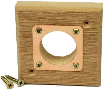 Kettle Moraine Cedar Replacement Predator Guard with Copper Portal for Eastern Bluebird Houses 1 1/2" Opening