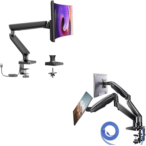 HUANUO Dual Monitor Stand&Single Monitor Mount