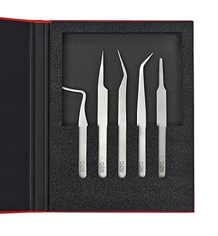 Rubis Anniversary Eyelash Tweezers Set Case