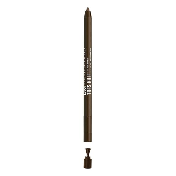 NYX PROFESSIONAL MAKEUP Tres Jolie Gel Pencil Liner, Brown
