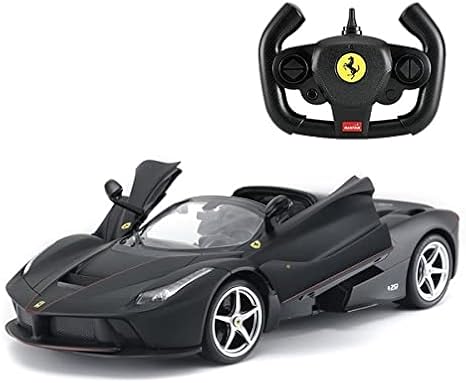 RASTAR RC Car 1/14 Scale 2.4Ghz Ferrari LaFerrari Aperta RC Drift Car Radio Remote Control R/C Toy Car Model Vehicle (Black)