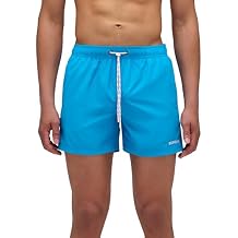SUNDEK Mens Elastic Waist Boardshort, Swim Trunks 14" Length 5" Inseam. Recycled Fabric