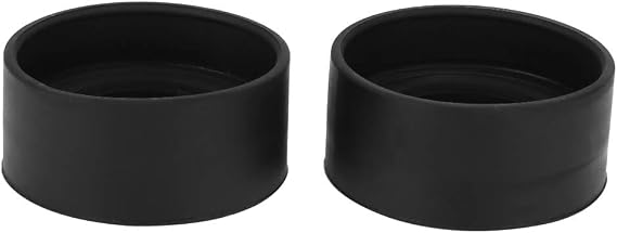 Eyepiece Cover 2PCS 36mm Inner Diameter Binocular Rubber Eyepiece Eye Guards Cups Shield for 32-36mm Stereo Microscope Eyepieces Eyeshields (KP-H2 flat angle)