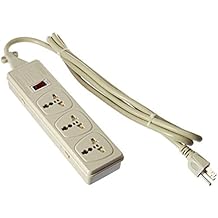 WES4.3D105 Universal Power Strip with 3 Outlet
