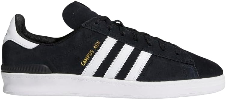 adidas Mens Campus Adv Skate Sneakers Shoes - Black