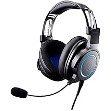 Audio-Technica ATH-G1 Premium Gaming Headset for PS5, Xbox Series X, Laptops, and PCs, with 3.5 mm Wired Connection, Detachable Mic, Black