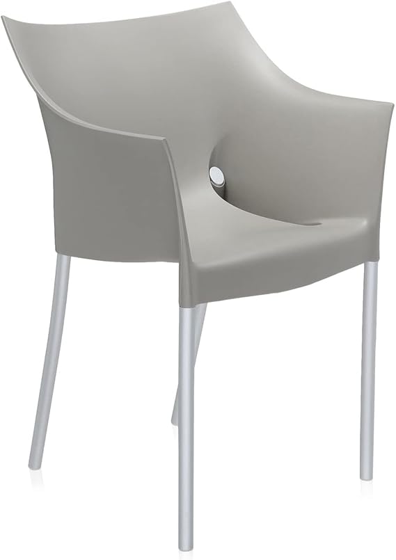 Kartell Dr. NO Chair by Philippe Starck, Pack of 2, Matte Light Orange